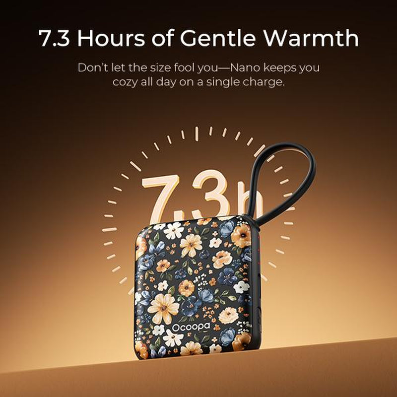 Ocoopa UT5 Nano Hand Warmers Rechargeable 2 Pack, AI Temperature Control Pocket Size Hand Warmer, Heater Portable Hand Warmer Great Gift for Christmas Outdoors, Hunting, Golf, Camping