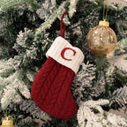 Letter Christmas Stocking Creative Hanging Ornament