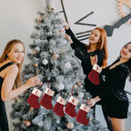 Letter Christmas Stocking Creative Hanging Ornament