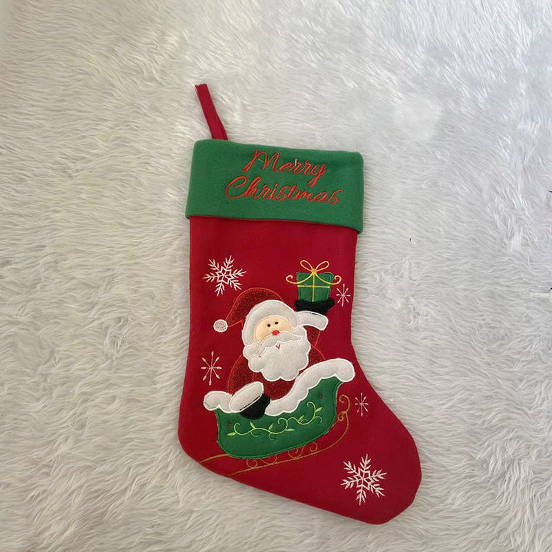 Cartoon Christmas Stockings Gift Bag